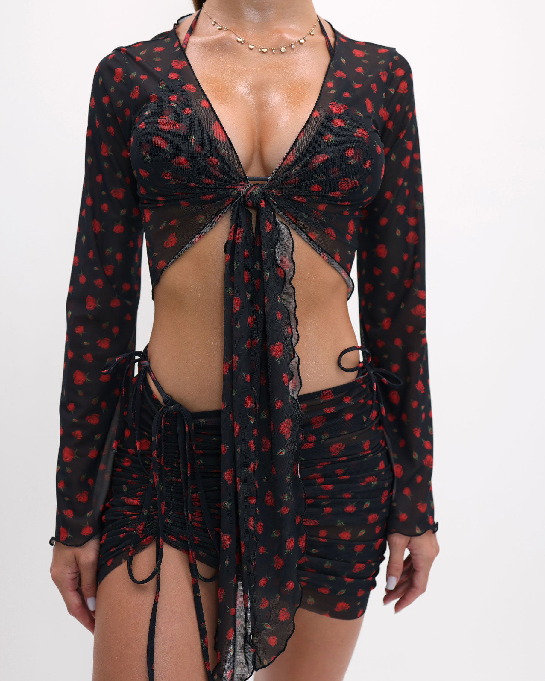 Топ пляжный Azure Scarlet